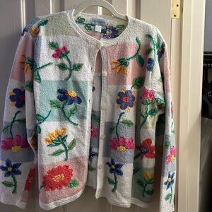 Colorful Floral Women's Cardigan